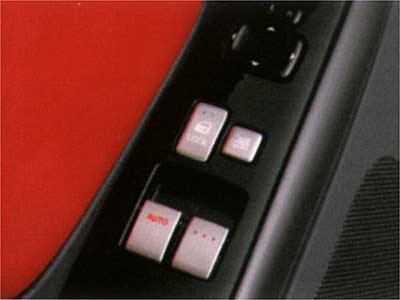 2008 Mazda RX-8 Aluminum-Tone Power Window Switches FE01-V8-440