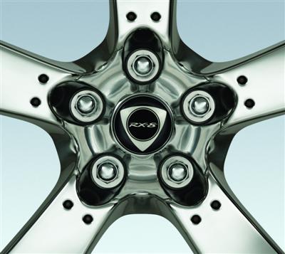 2008 Mazda RX-8 Wheel Centers With Rotary Emblem F152-V3-825