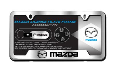 2014 Mazda3 License Plate Frame Gift Set