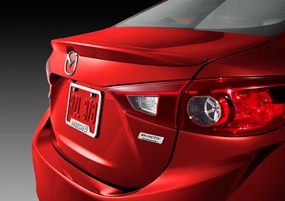 2014 Mazda3 Rear Spoiler - 4 Door