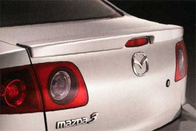 2009 Mazda3 Rear Lip Spoiler