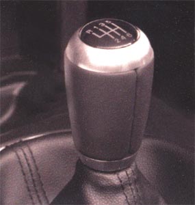 2008 Mazda Miata Aluminum/Leather Gearshift Knob N124-V8-170F